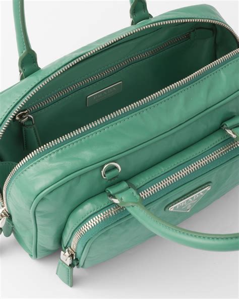 Sage Green Nappa Antique Leather Multi